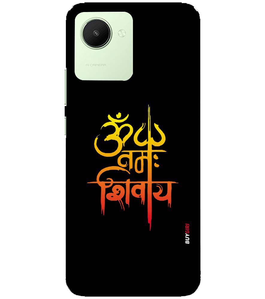 BG0063-Om Namah Shivay Back Cover for Realme C30