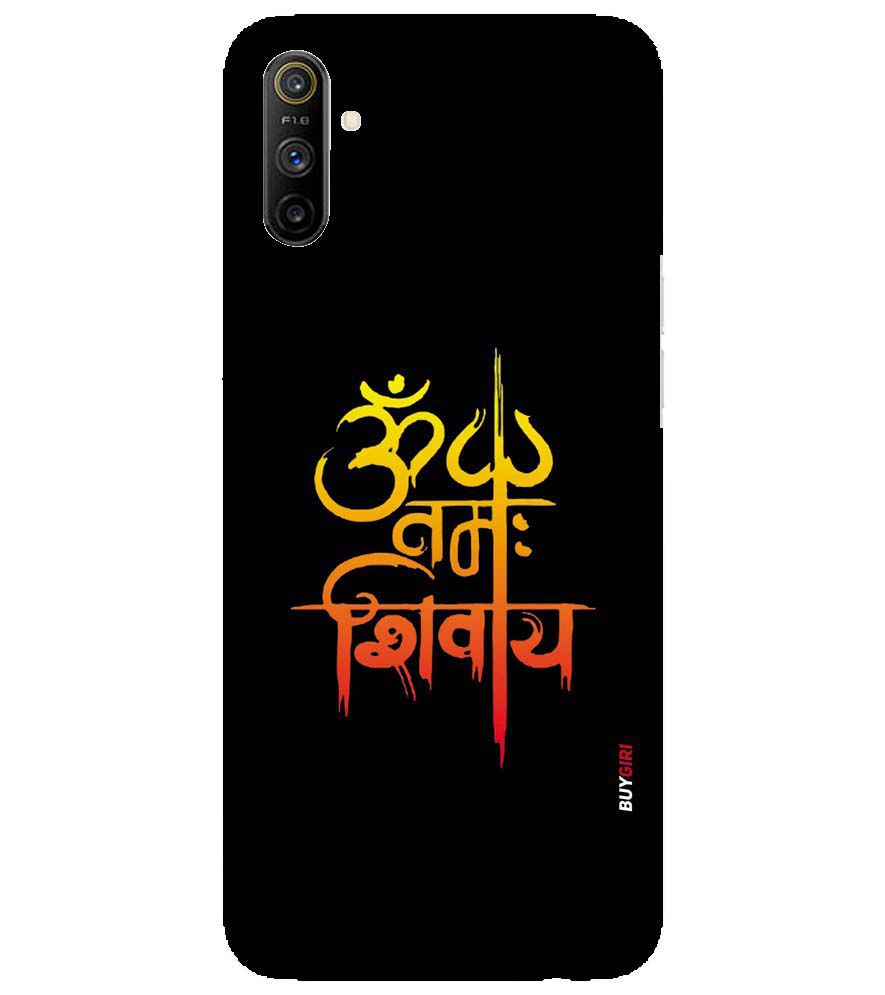 BG0063-Om Namah Shivay Back Cover for Realme Narzo 10A