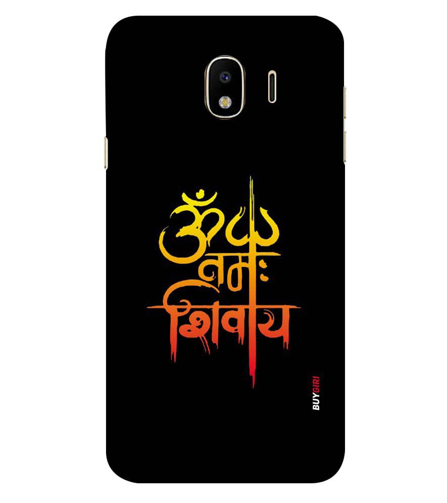 BG0063-Om Namah Shivay Back Cover for Samsung Galaxy J4 (2018)