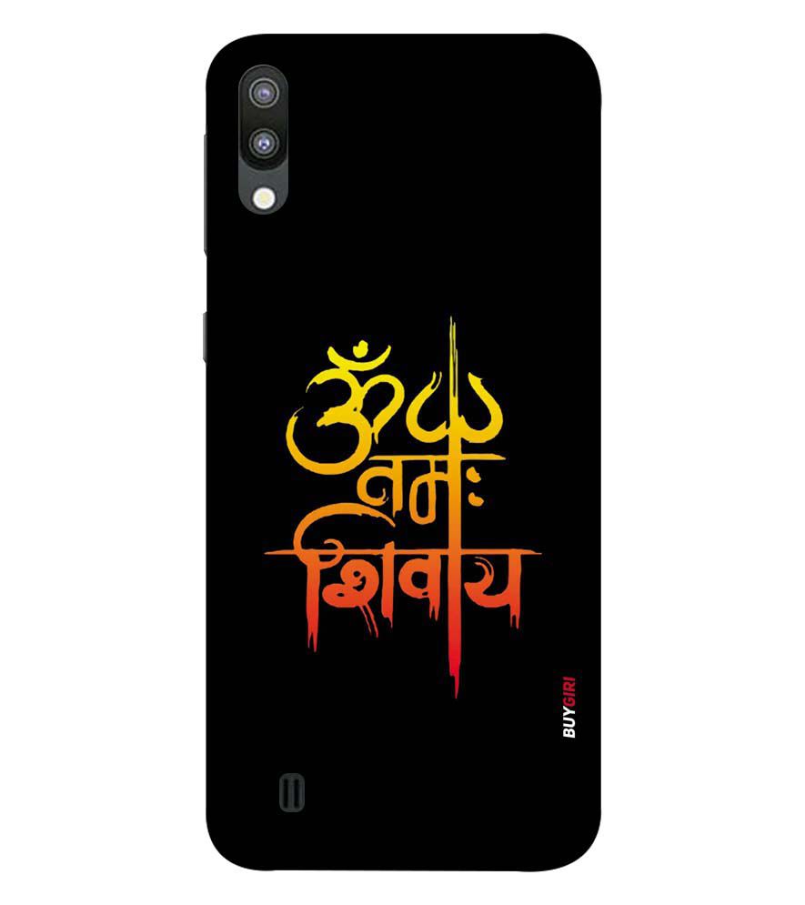 BG0063-Om Namah Shivay Back Cover for Samsung Galaxy M10