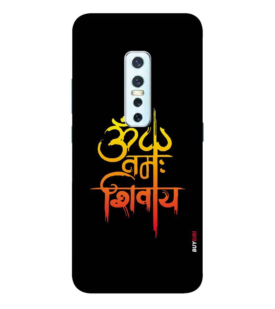 BG0063-Om Namah Shivay Back Cover for Vivo V17 Pro