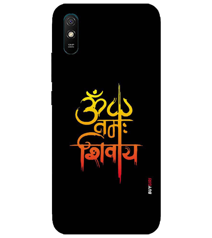 BG0063-Om Namah Shivay Back Cover for Xiaomi Redmi 9i