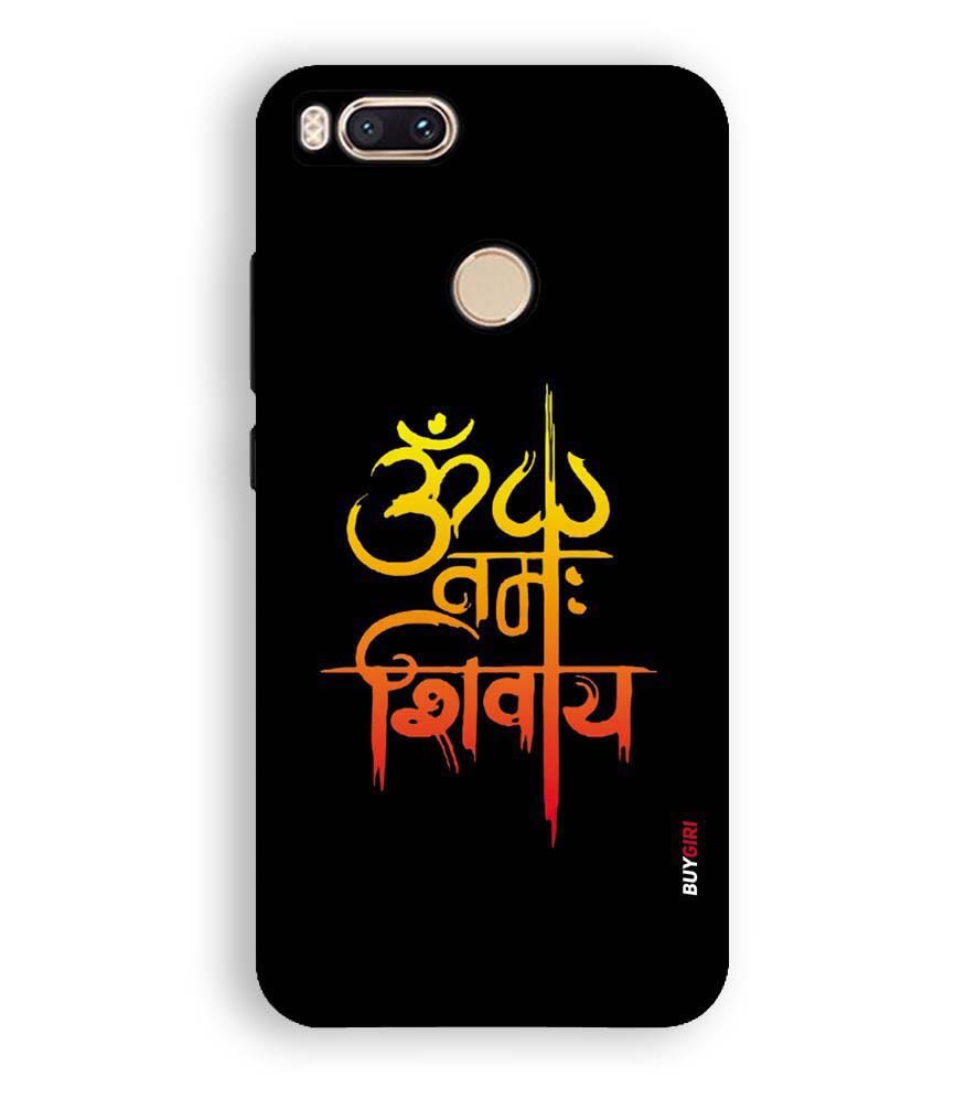 BG0063-Om Namah Shivay Back Cover for Xiaomi Redmi A1