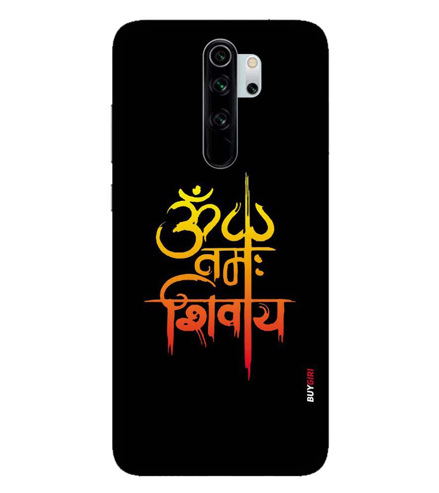 BG0063-Om Namah Shivay Back Cover for Xiaomi Redmi Note 8 Pro