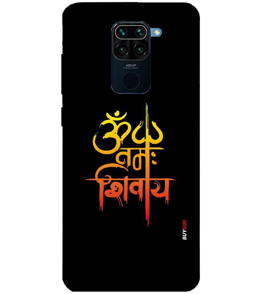 BG0063-Om Namah Shivay Back Cover for Xiaomi Redmi Note 9