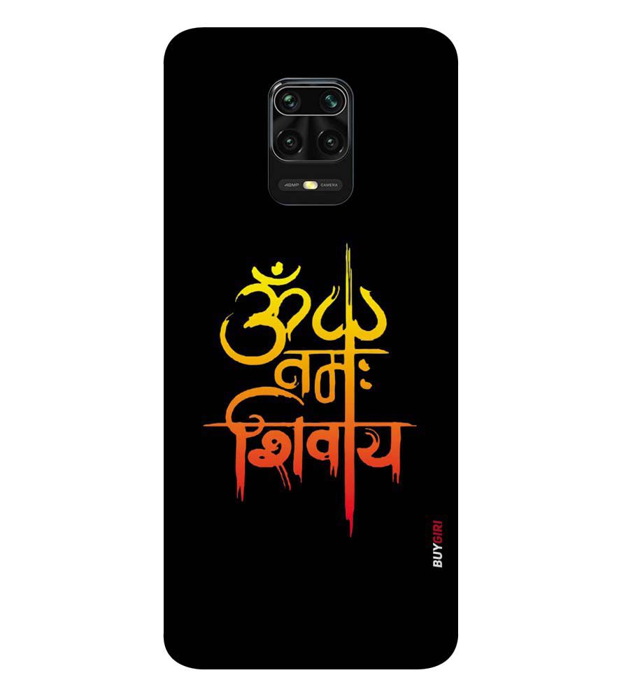 BG0063-Om Namah Shivay Back Cover for Xiaomi Redmi Note 9S