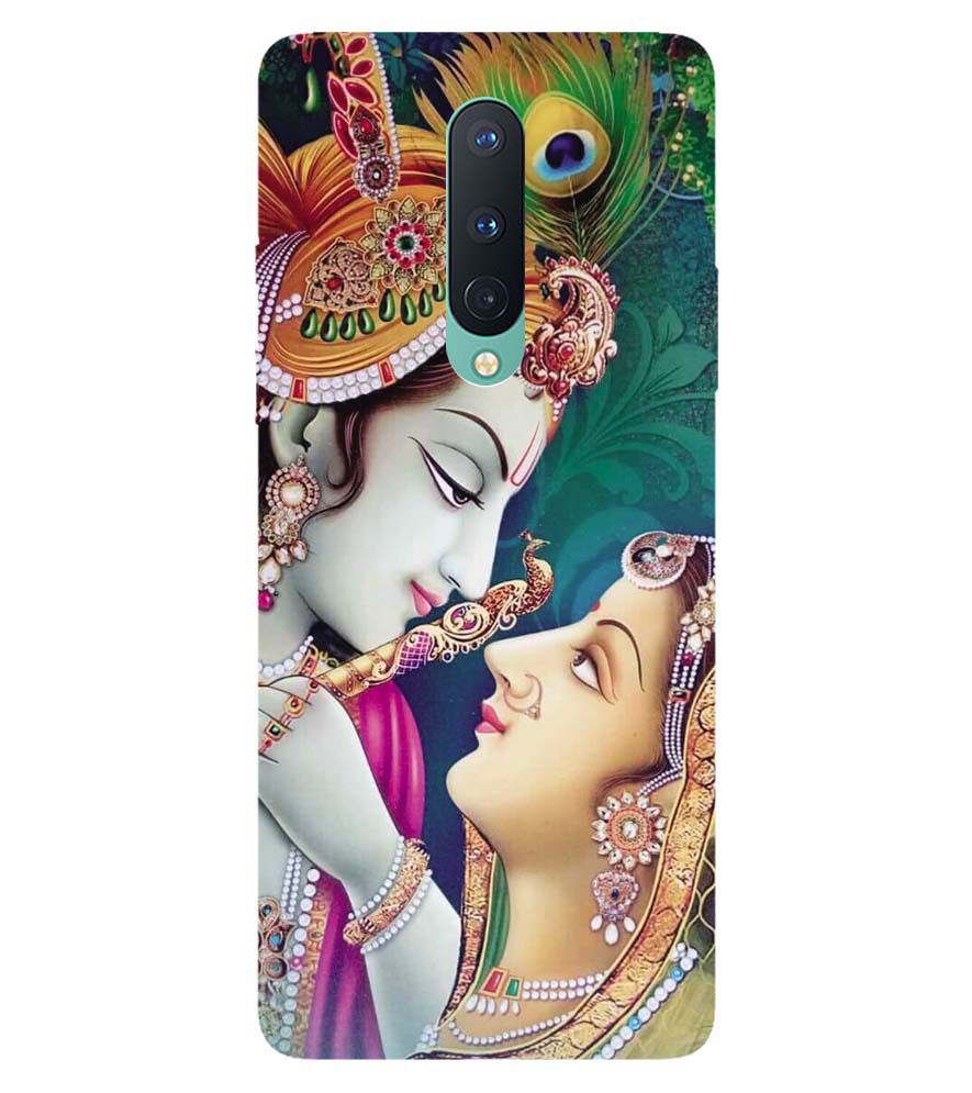 BG0072-Radha Krishna Back Cover for OnePlus 8