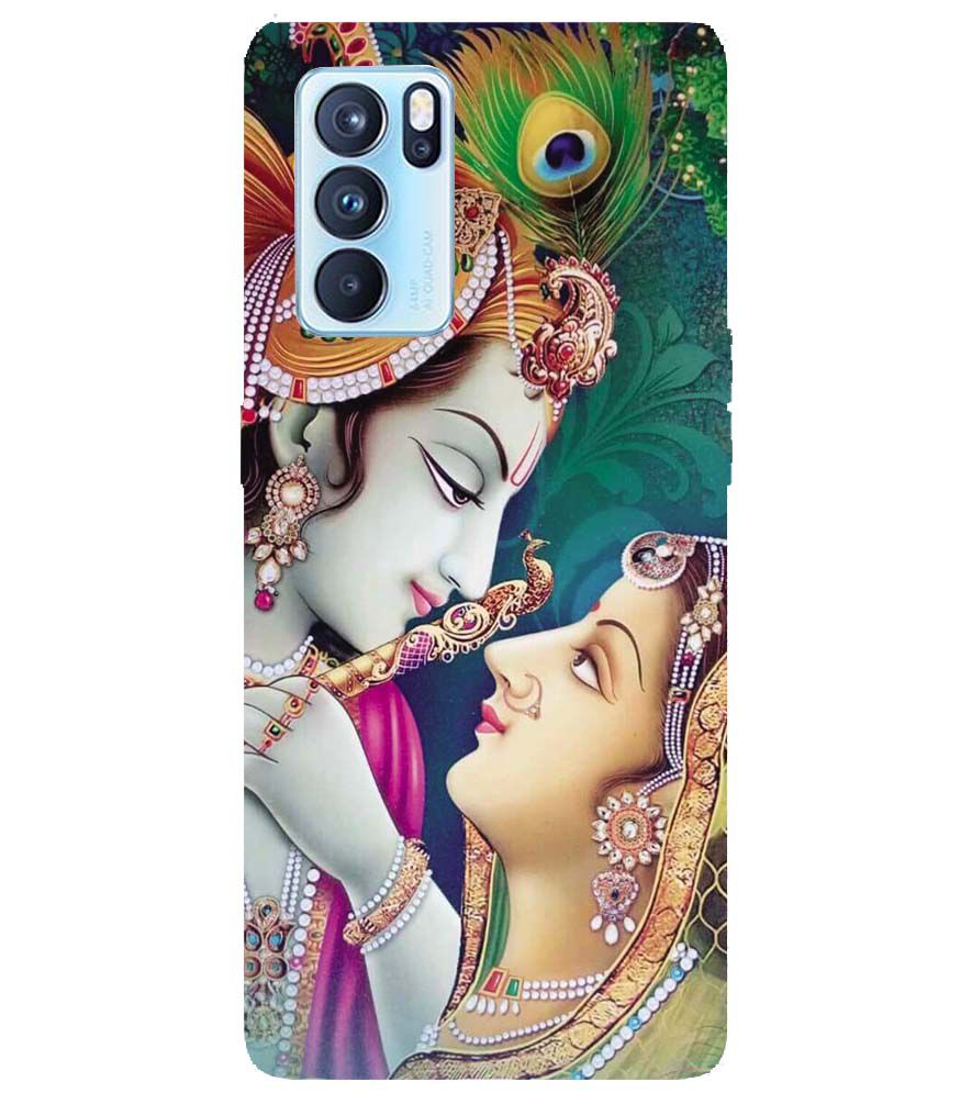 BG0072-Radha Krishna Back Cover for Oppo Reno6 5G