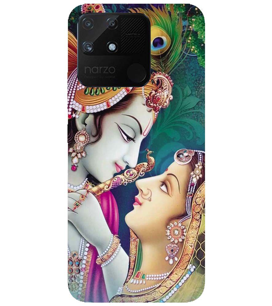 BG0072-Radha Krishna Back Cover for Realme Narzo 50A