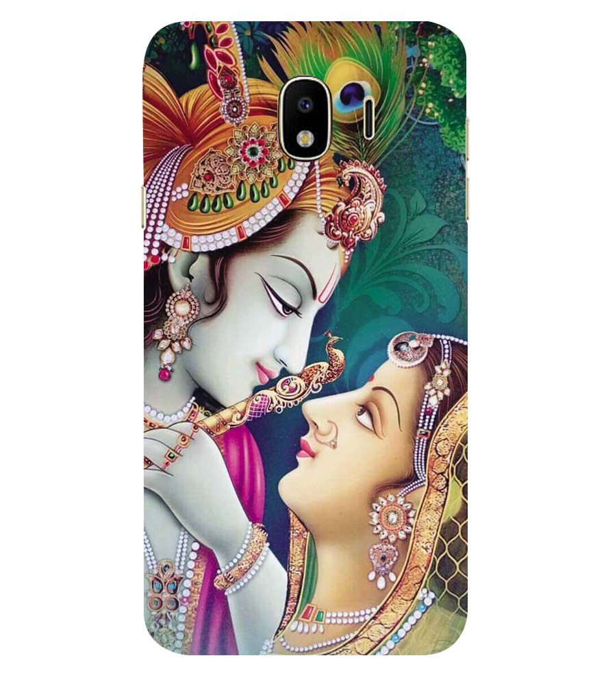 BG0072-Radha Krishna Back Cover for Samsung Galaxy J4 (2018)