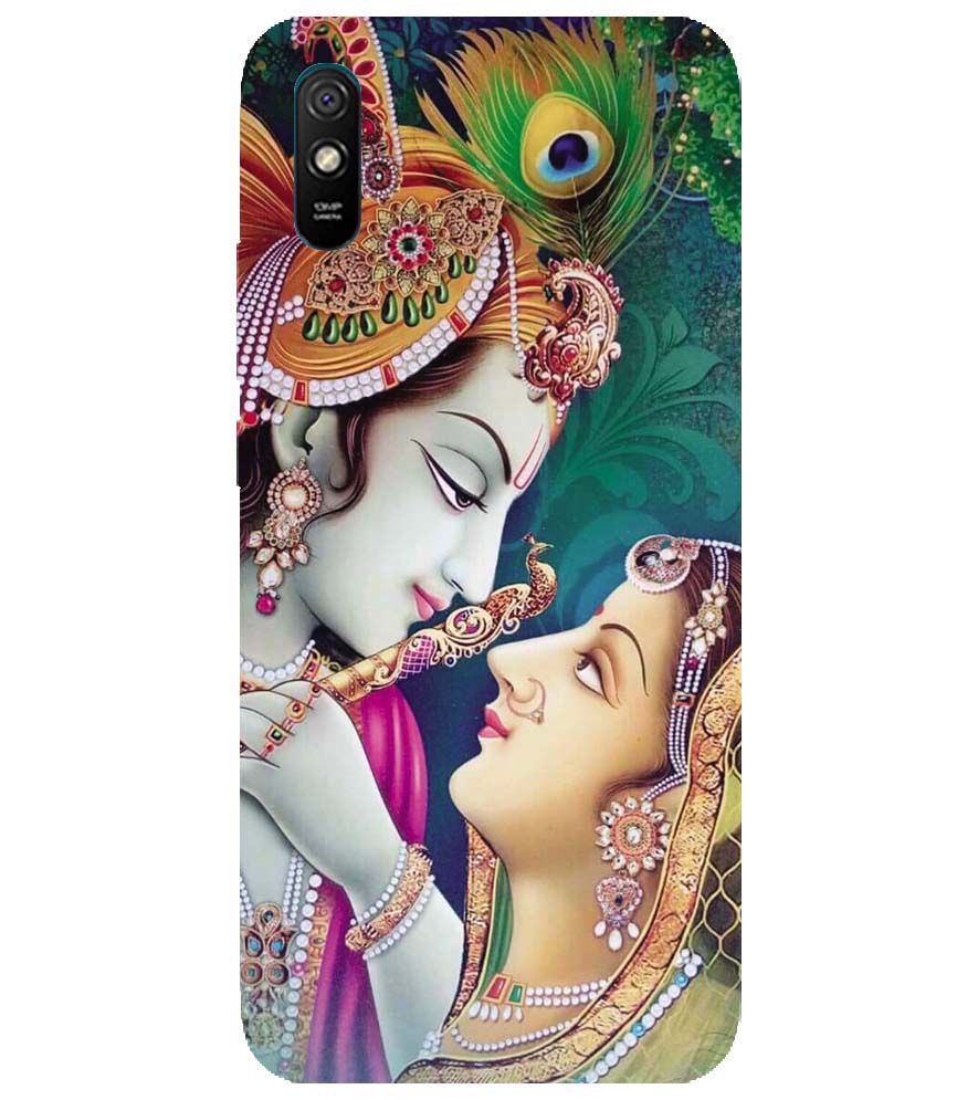 BG0072-Radha Krishna Back Cover for Xiaomi Redmi 9i