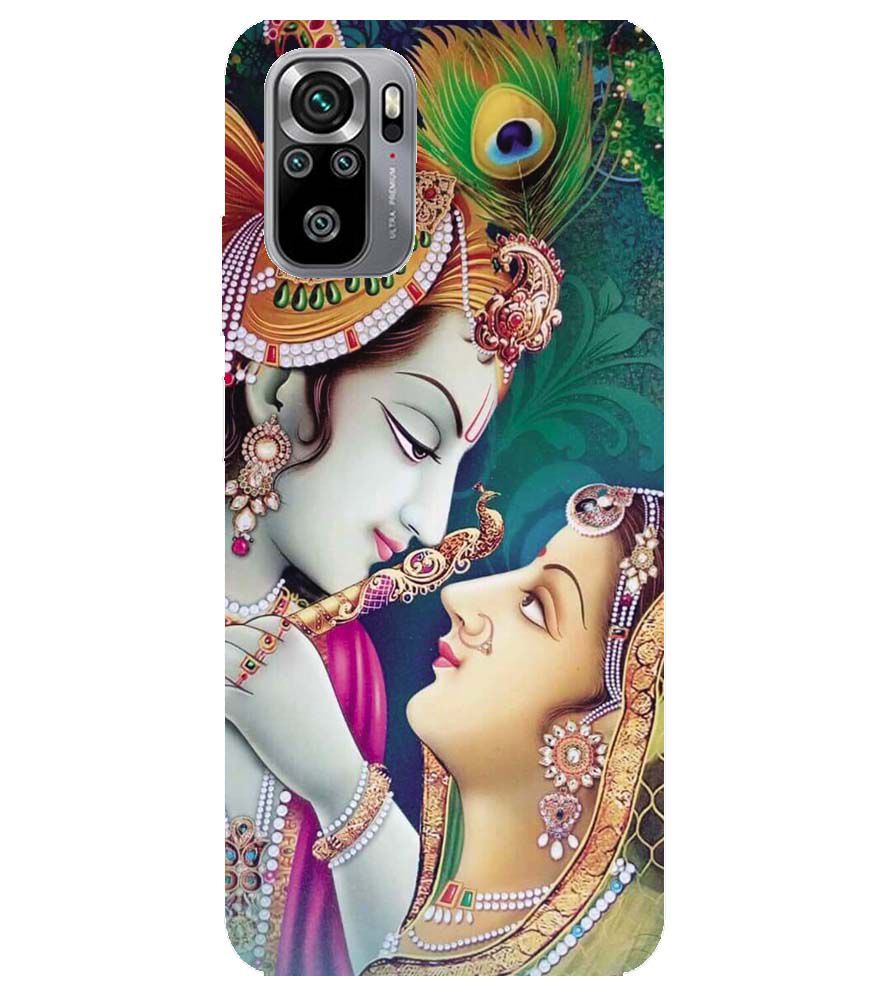 BG0072-Radha Krishna Back Cover for Xiaomi Redmi Note 10