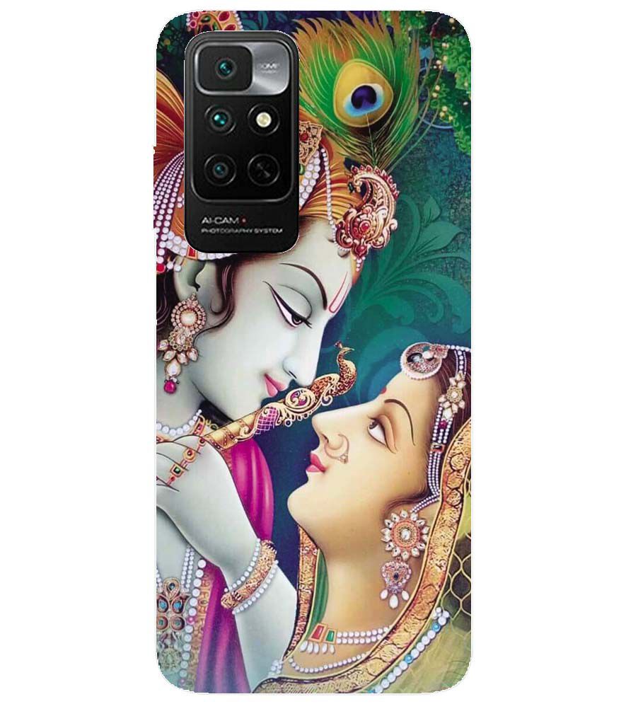 BG0072-Radha Krishna Back Cover for Xiaomi Redmi Note 11 4G