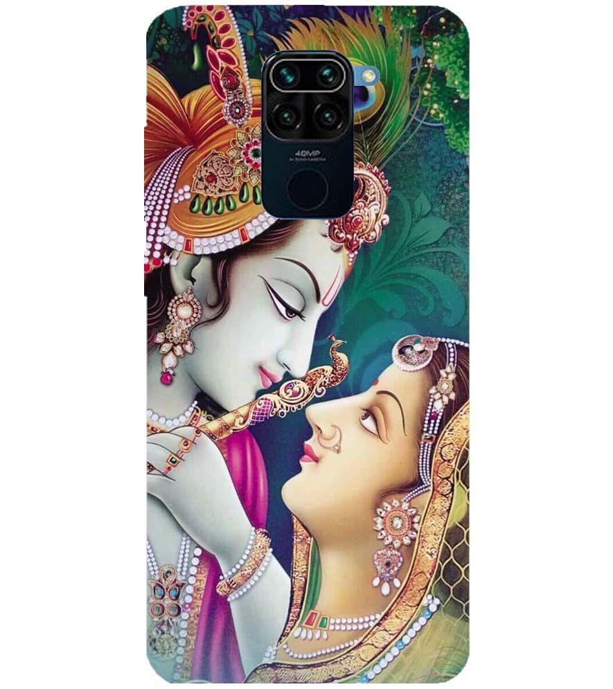 BG0072-Radha Krishna Back Cover for Xiaomi Redmi Note 9