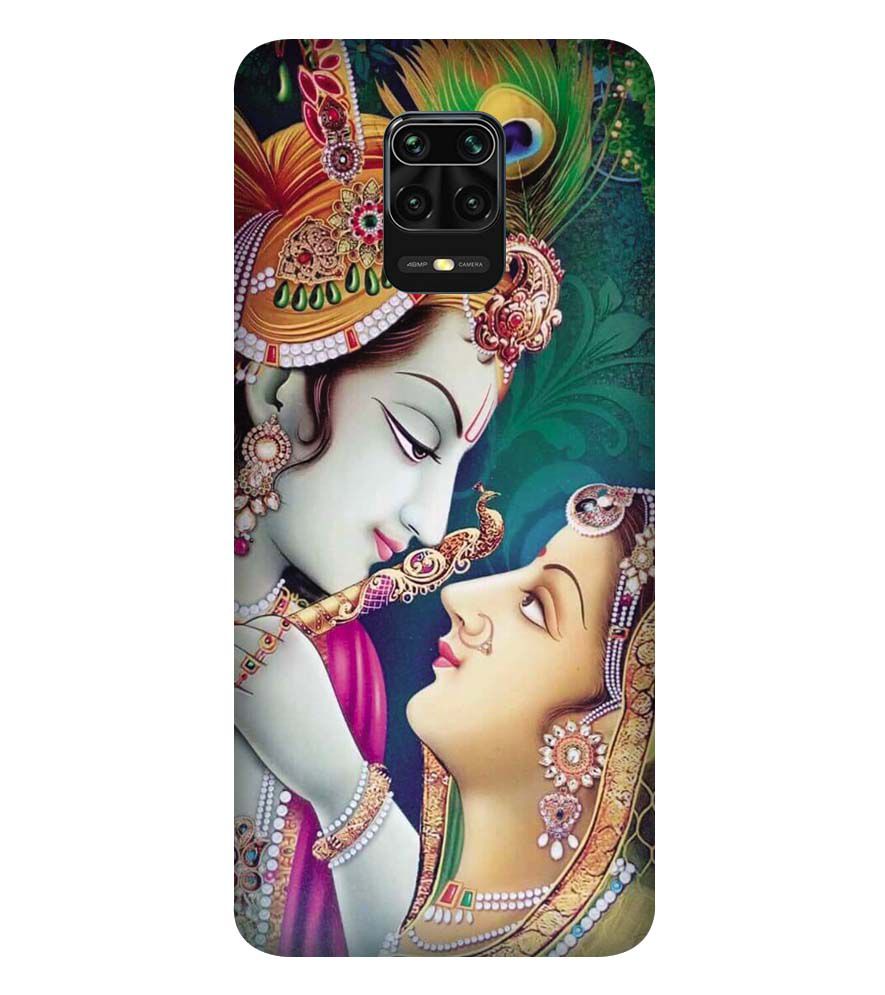 BG0072-Radha Krishna Back Cover for Xiaomi Redmi Note 9S