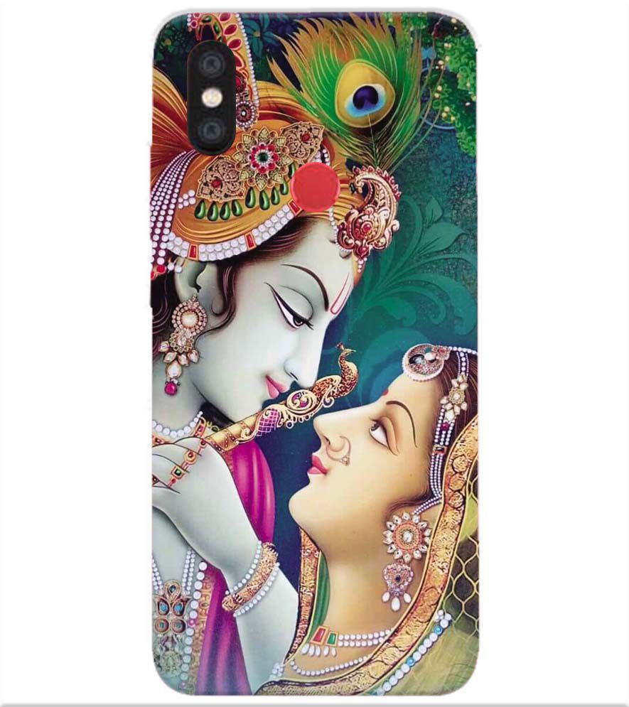 BG0072-Radha Krishna Back Cover for Xiaomi Redmi Y2