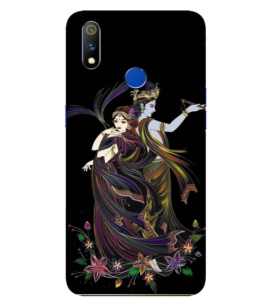 BG0074-Jai Radha Krishna Back Cover for  Realme X Lite