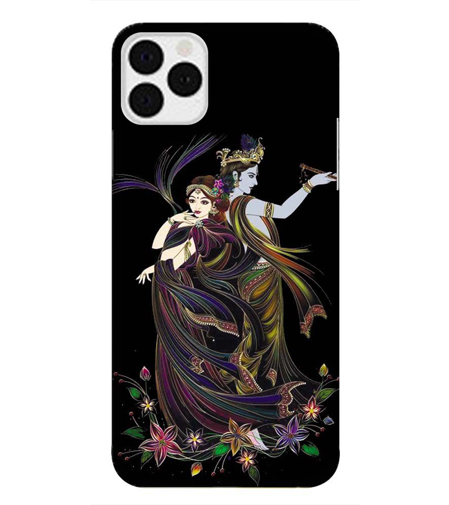 BG0074-Jai Radha Krishna Back Cover for Apple iPhone 11 Pro