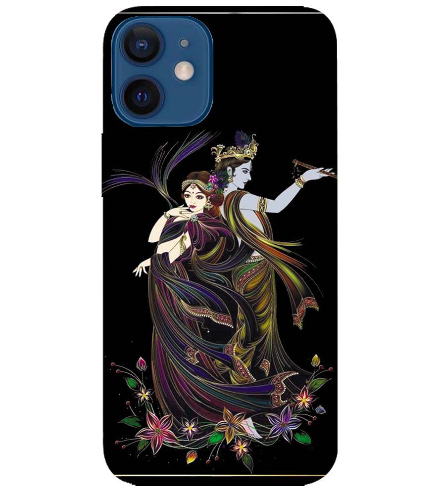 BG0074-Jai Radha Krishna Back Cover for Apple iPhone 12 Mini