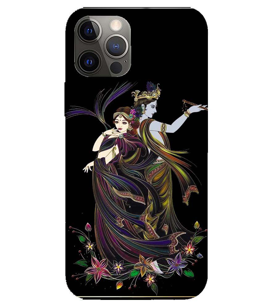 BG0074-Jai Radha Krishna Back Cover for Apple iPhone 12 Pro