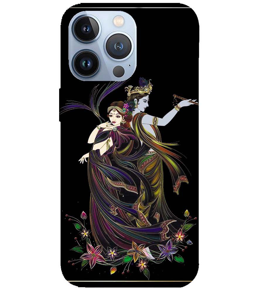 BG0074-Jai Radha Krishna Back Cover for Apple iPhone 13 Pro