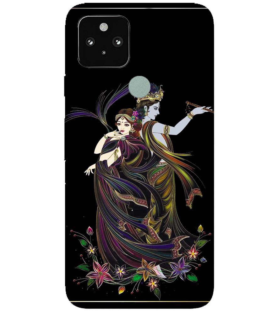 BG0074-Jai Radha Krishna Back Cover for Google Pixel 5