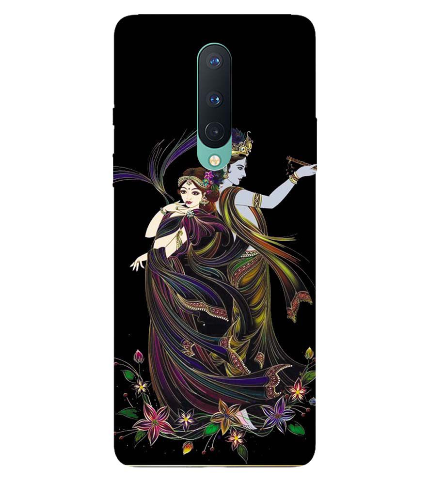 BG0074-Jai Radha Krishna Back Cover for OnePlus 8