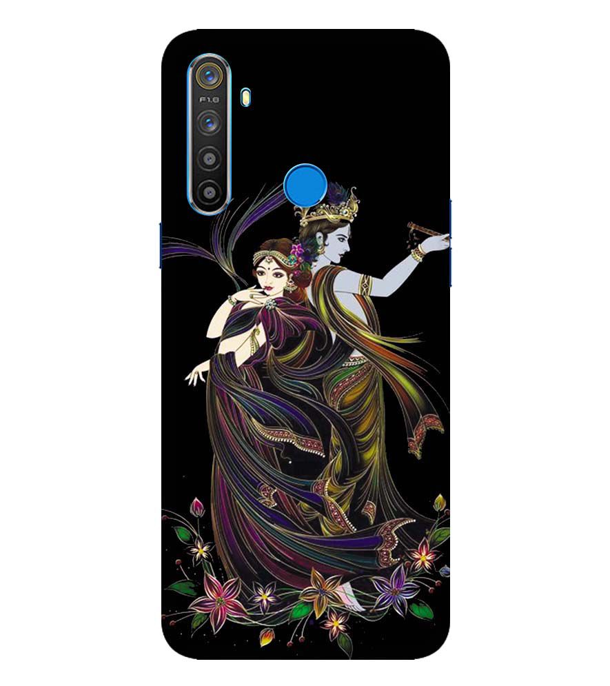 BG0074-Jai Radha Krishna Back Cover for Realme 5