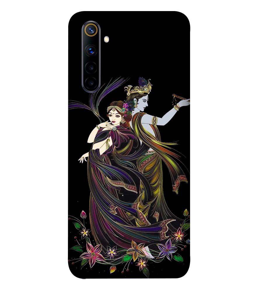 BG0074-Jai Radha Krishna Back Cover for Realme 6i