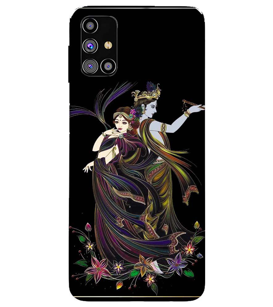 BG0074-Jai Radha Krishna Back Cover for Samsung Galaxy M31s