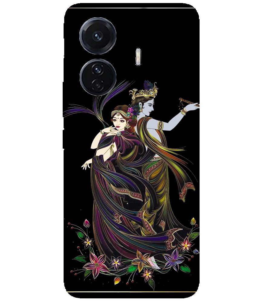 BG0074-Jai Radha Krishna Back Cover for vivo T1 Pro