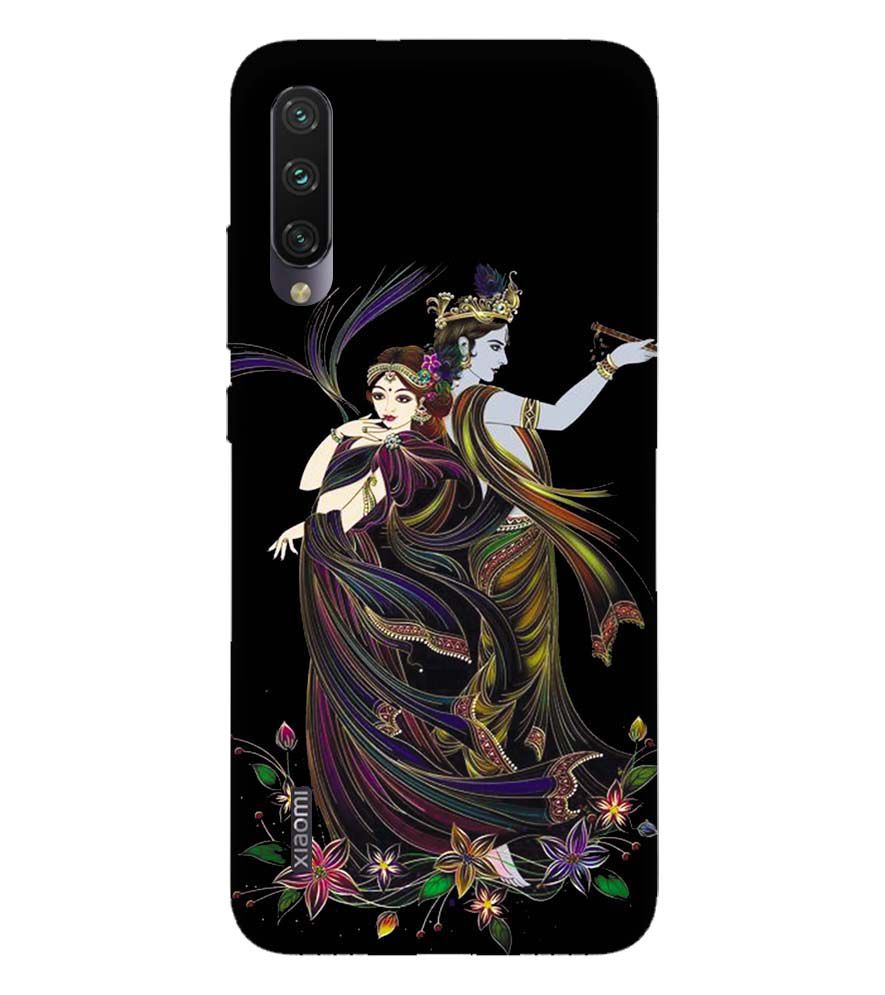 BG0074-Jai Radha Krishna Back Cover for Xiaomi Mi A3