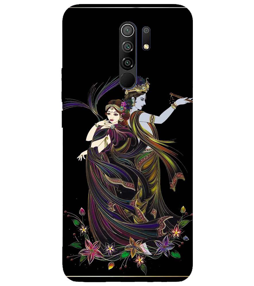 BG0074-Jai Radha Krishna Back Cover for Xiaomi Poco M2