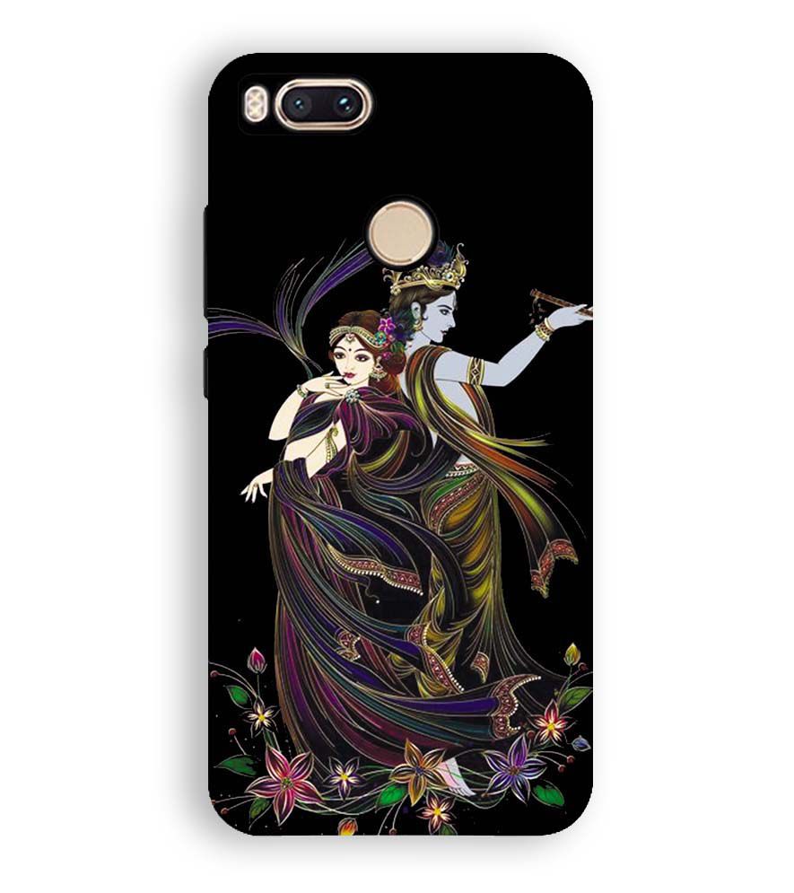 BG0074-Jai Radha Krishna Back Cover for Xiaomi Redmi A1