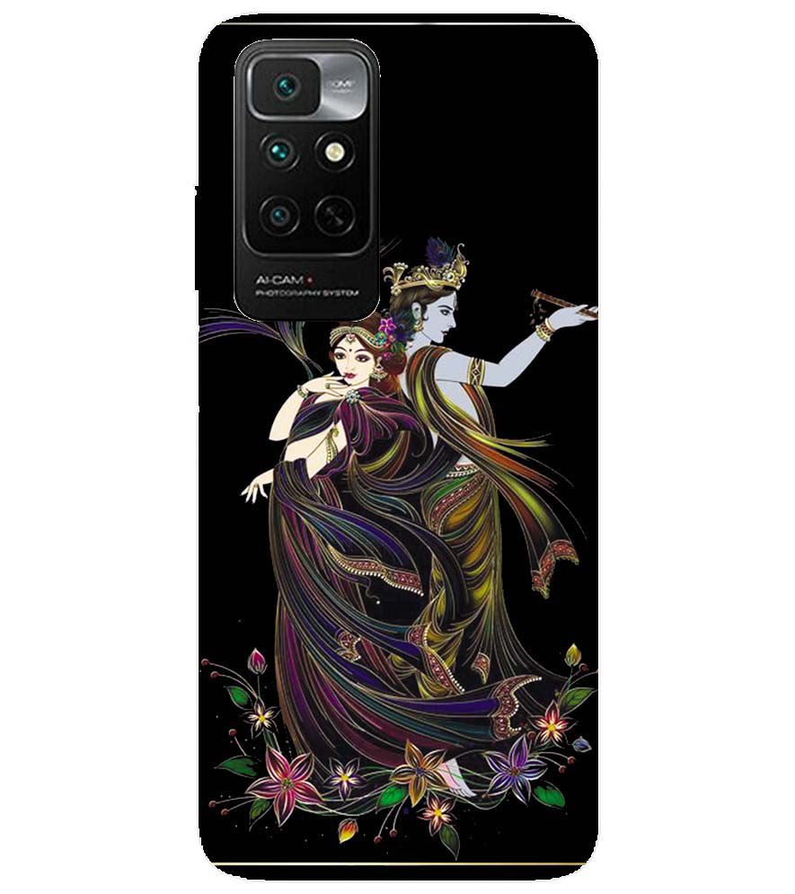 BG0074-Jai Radha Krishna Back Cover for Xiaomi Redmi Note 11 4G