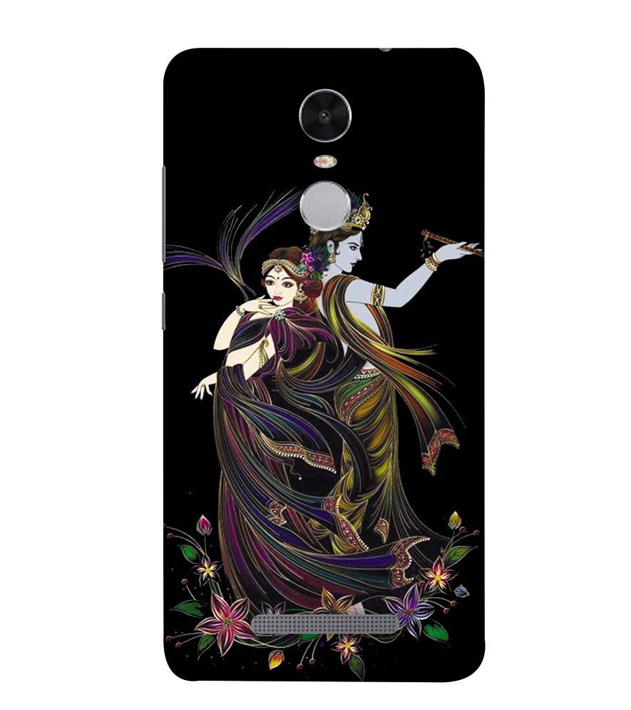 BG0074-Jai Radha Krishna Back Cover for Xiaomi Redmi Note 4