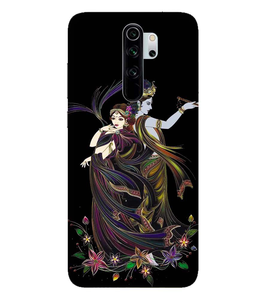 BG0074-Jai Radha Krishna Back Cover for Xiaomi Redmi Note 8 Pro