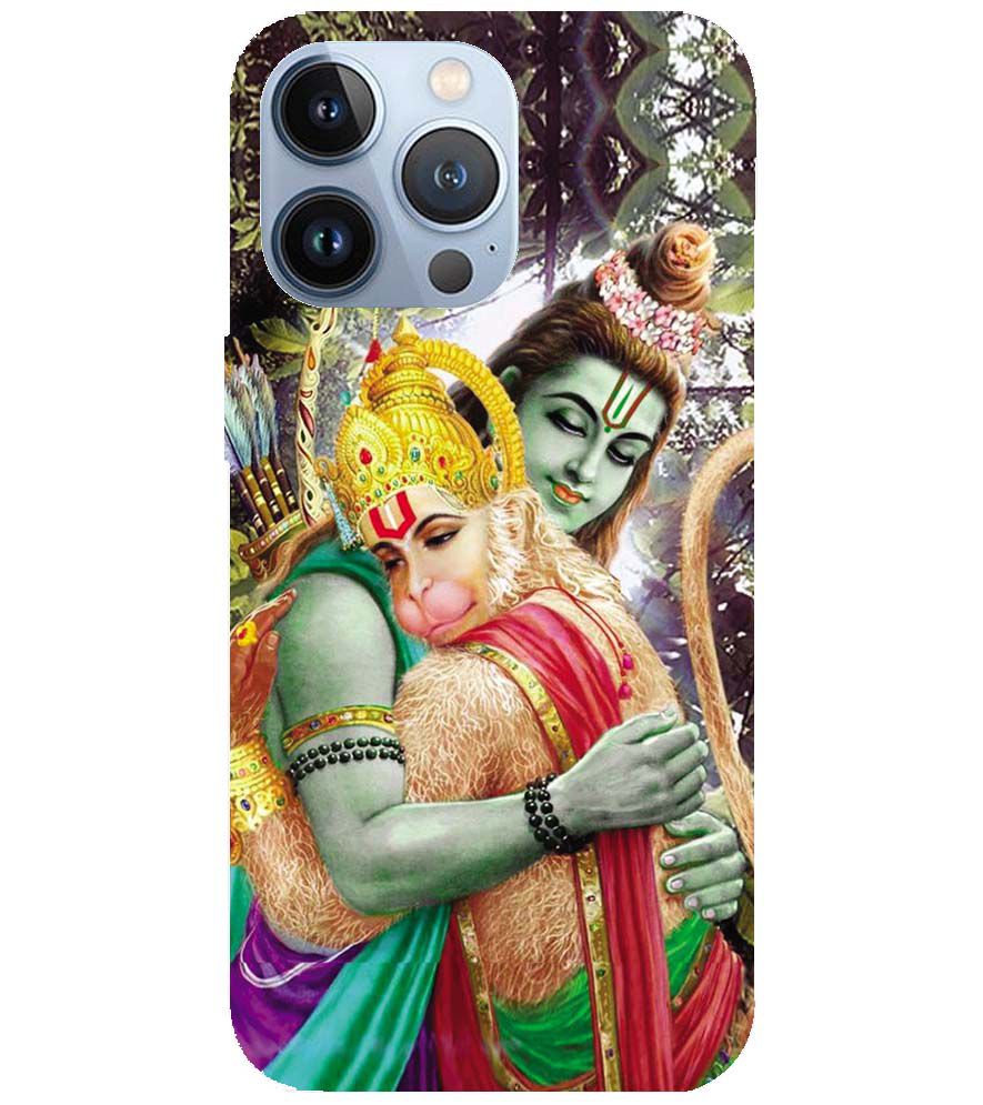 BG0075-Ram And Hanuman Ji Back Cover for Apple iPhone 13 Pro