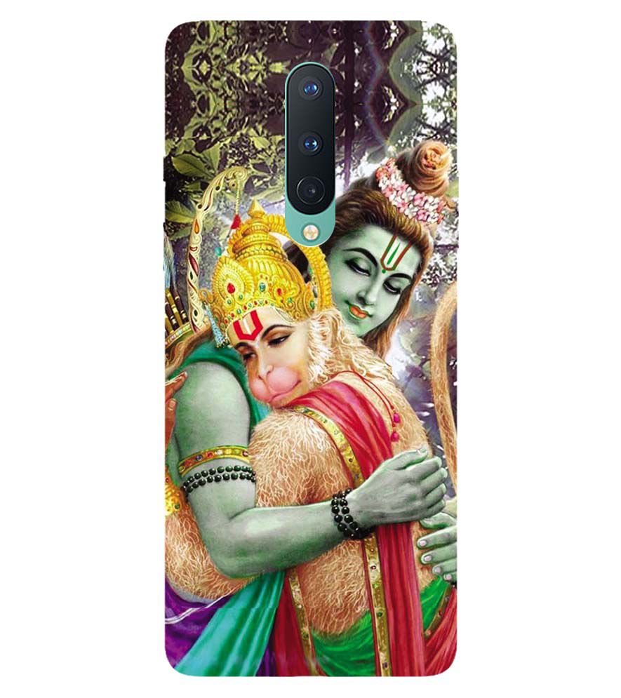 BG0075-Ram And Hanuman Ji Back Cover for OnePlus 8