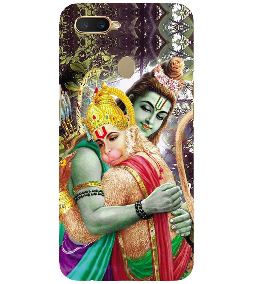 BG0075-Ram And Hanuman Ji Back Cover for Oppo A11K