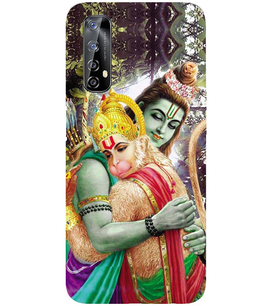 BG0075-Ram And Hanuman Ji Back Cover for Realme 7