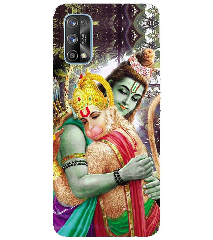 BG0075-Ram And Hanuman Ji Back Cover for Realme 7 Pro