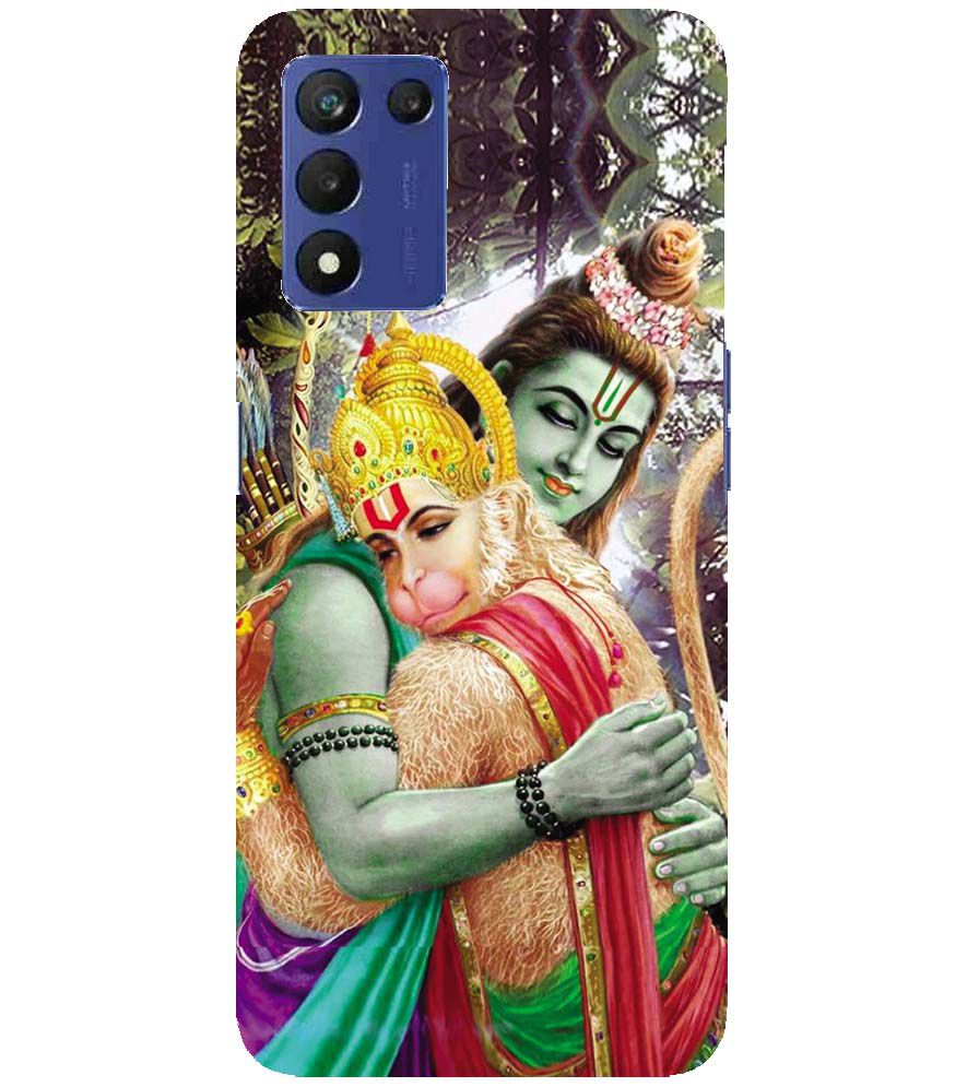 BG0075-Ram And Hanuman Ji Back Cover for Realme 9 5G Speed