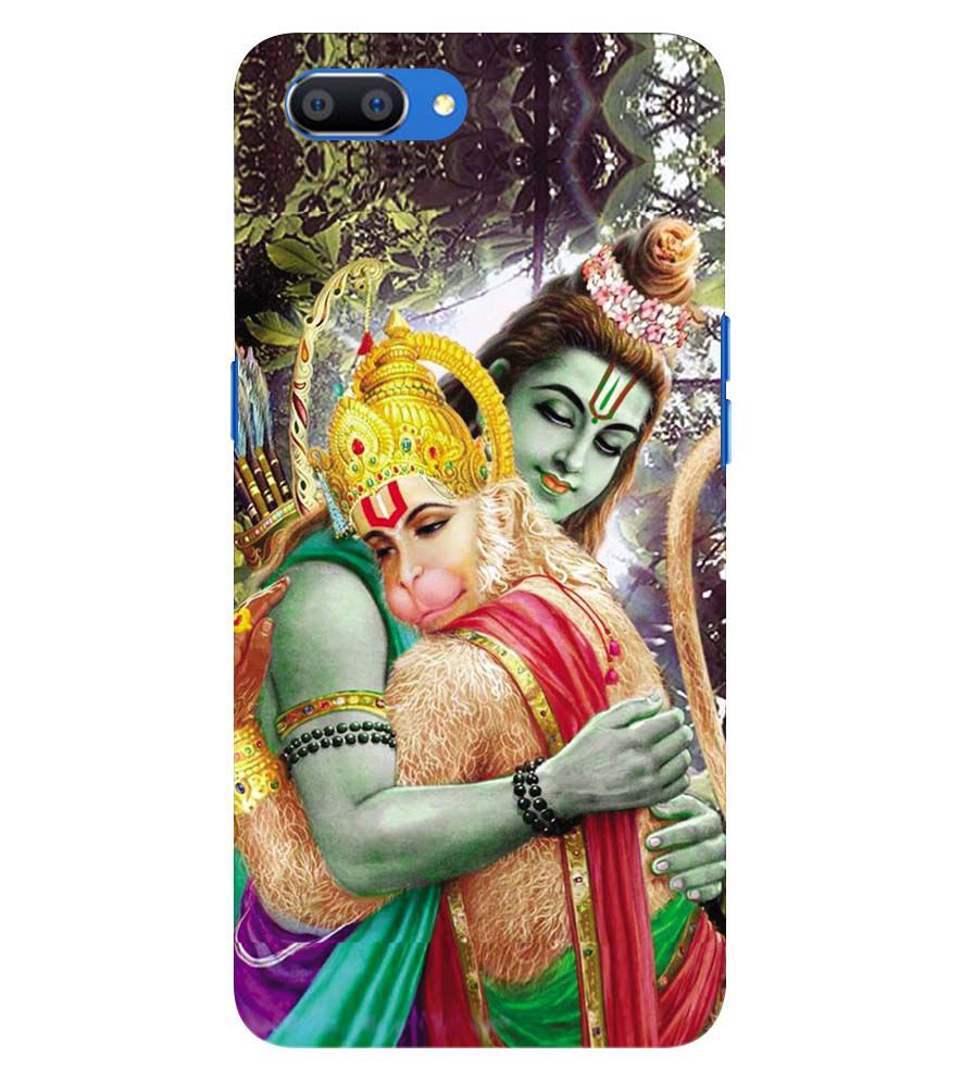 BG0075-Ram And Hanuman Ji Back Cover for Oppo Realme C1