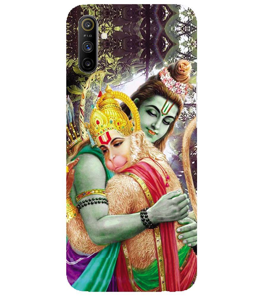 BG0075-Ram And Hanuman Ji Back Cover for Realme Narzo 10A