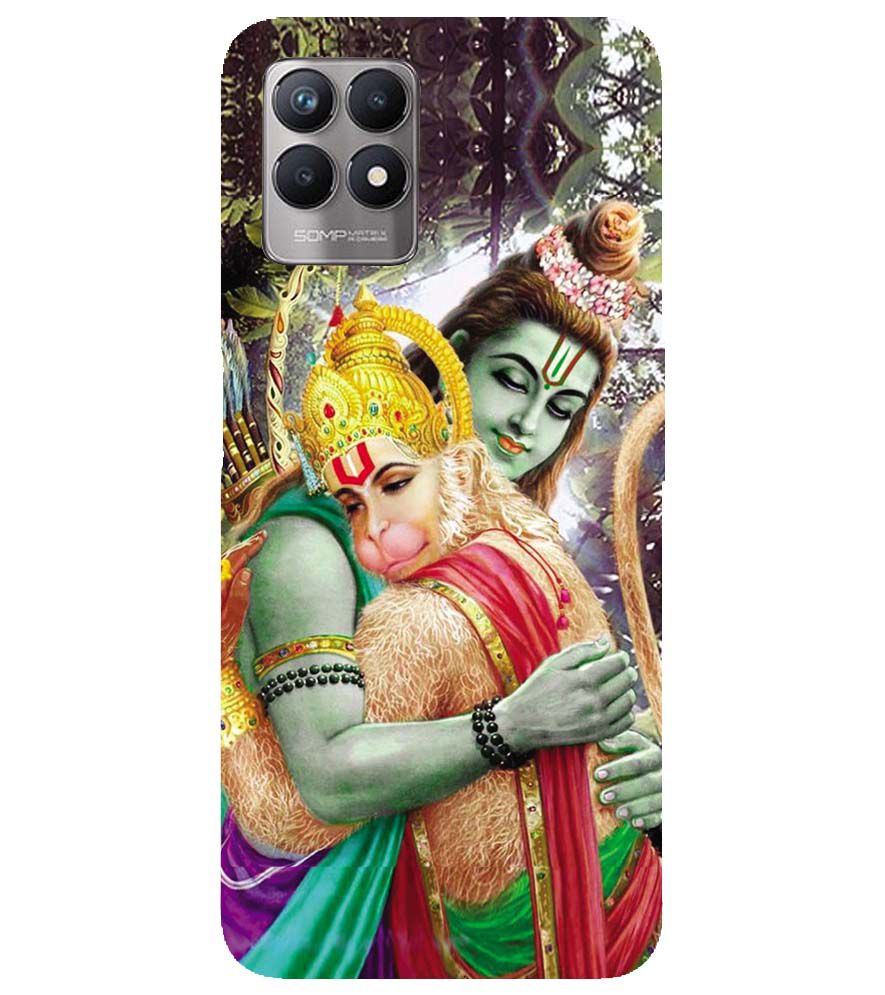 BG0075-Ram And Hanuman Ji Back Cover for Realme Narzo 50