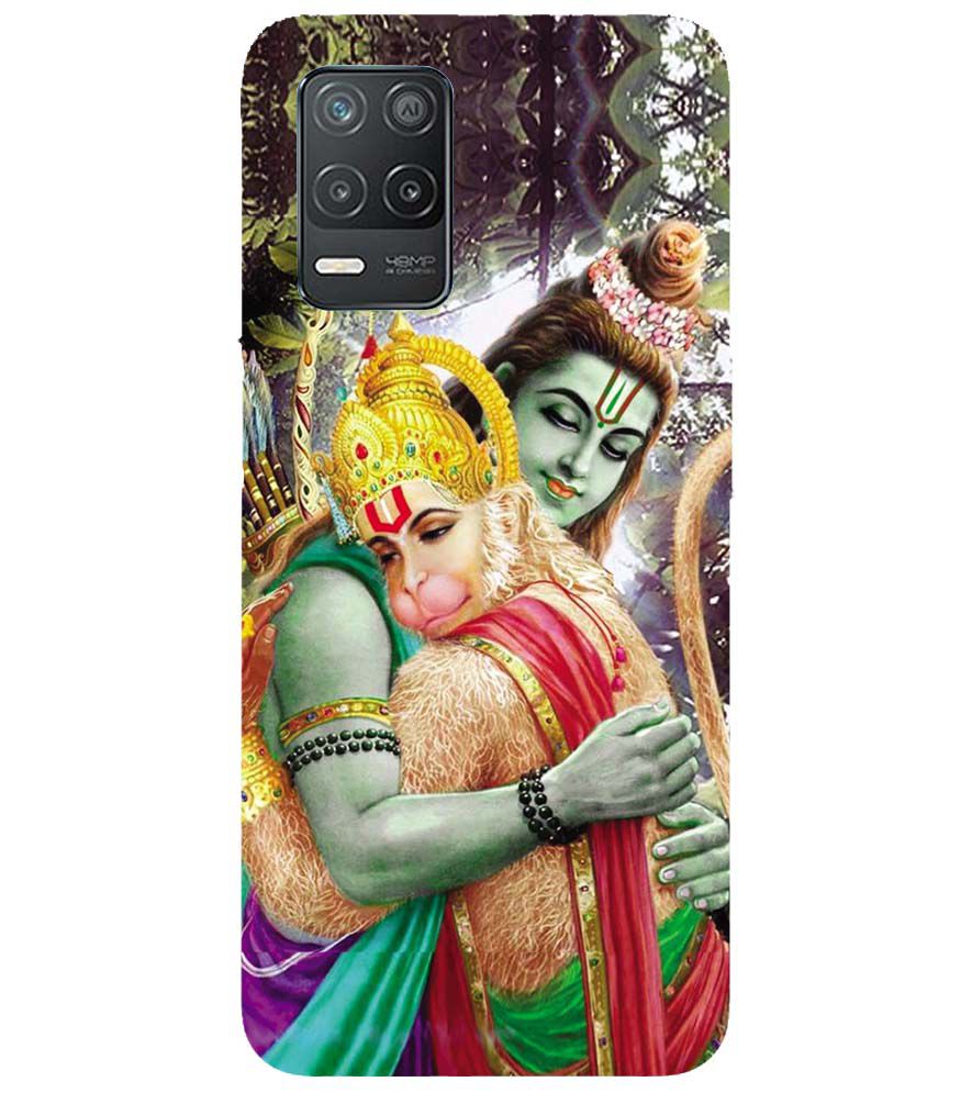 BG0075-Ram And Hanuman Ji Back Cover for Realme V13 5G