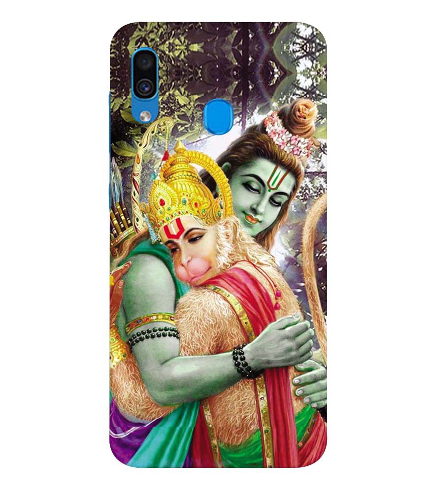 BG0075-Ram And Hanuman Ji Back Cover for Samsung Galaxy A20