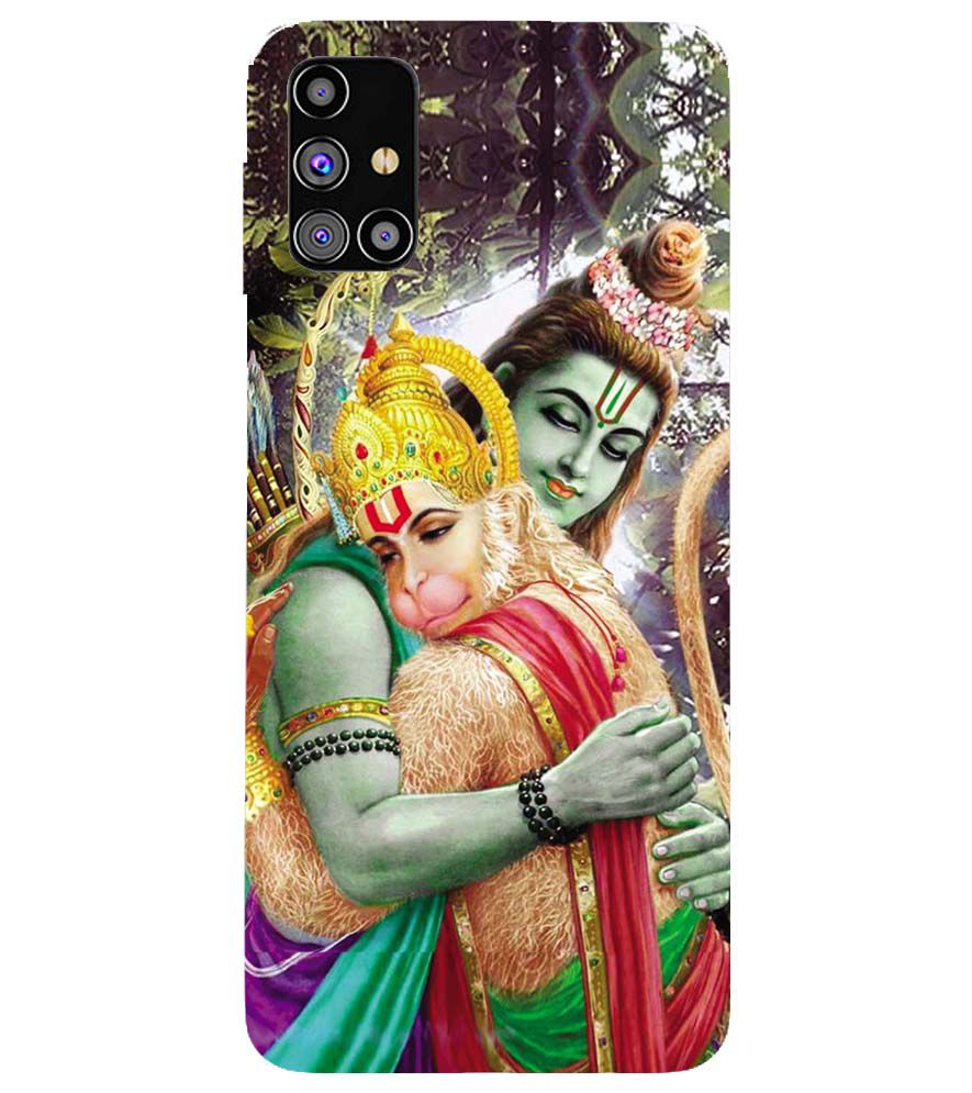 BG0075-Ram And Hanuman Ji Back Cover for Samsung Galaxy M31s