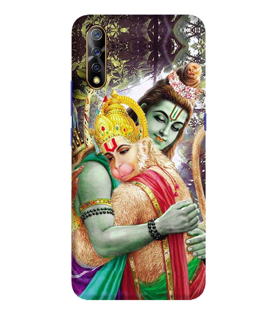 BG0075-Ram And Hanuman Ji Back Cover for Vivo S1